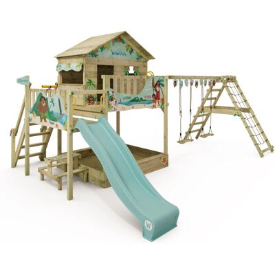 Wickey Saga Spielturm von Disney als Vaiana mit Rutsche und Sandkasten Wickey Saga Spielturm von Disney als Vaiana mit Rutsche und Sandkasten