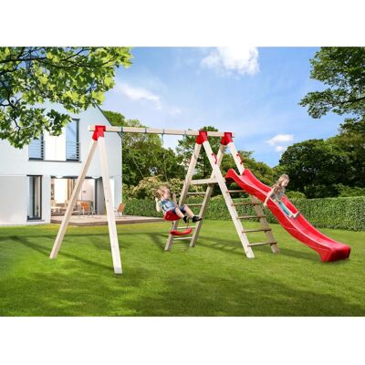 Weka Doppel-Schaukel Tabaluga - Gartenspielgerät Weka Doppel-Schaukel Tabaluga - Gartenspielgerät