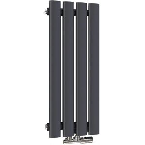 Emke Heizkörper Oval Röhrenheizkörper für Warmwasserbetrieb 24x60cm 177W Anthrazit Einlagig Paneelheizkörper Emke Heizkörper Oval Röhrenheizkörper für Warmwasserbetrieb 24x60cm 177W Anthrazit Einlagig Paneelheizkörper