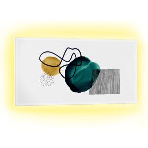 Klarstein Mojave 1000 Smart 2-in-1 Heizgerät Infrarot Konvektor 120x60 cm 1000 W RGB-Licht Mehrfarbig Klarstein Mojave 1000 Smart 2-in-1 Heizgerät Infrarot Konvektor 120x60 cm 1000 W RGB-Licht Mehrfarbig