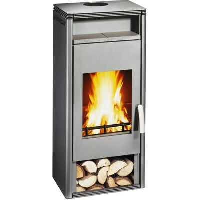 Wamsler Fulgor-W Kaminofen Stahl Schwarz 8 kW Wamsler Fulgor-W Kaminofen Stahl Schwarz 8 kW