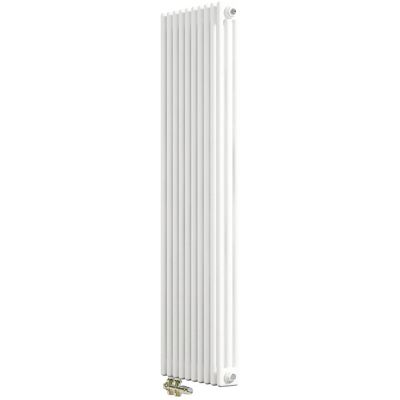 AICA Traditioneller Heizkörper 1500 x 470 mm Gusseisenstil 3 Spalten mit Seitenanschluss Weiß 1670W AICA Traditioneller Heizkörper 1500 x 470 mm Gusseisenstil 3 Spalten mit Seitenanschluss Weiß 1670W