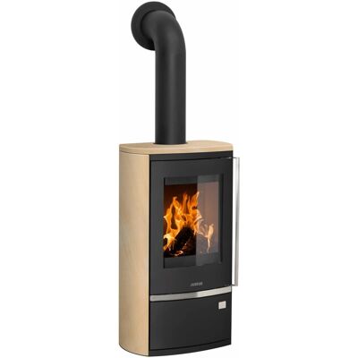 JUSTUS Reno R Sandstein Oval Holzofen - Dauerbrand - 6 kW JUSTUS Reno R Sandstein Oval Holzofen - Dauerbrand - 6 kW