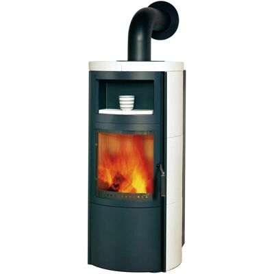 Hark Vito WW GT ECOplus Kaminofen Ofenkacheln Cremeweiß 14 kW wasserführend Hark Vito WW GT ECOplus Kaminofen Ofenkacheln Cremeweiß 14 kW wasserführend