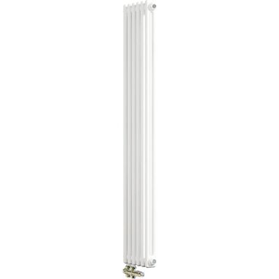 AICA Traditioneller Heizkörper 1500 x 290 mm Gusseisenstil 2 Spalten mit Seitenanschluss Weiß 748W AICA Traditioneller Heizkörper 1500 x 290 mm Gusseisenstil 2 Spalten mit Seitenanschluss Weiß 748W