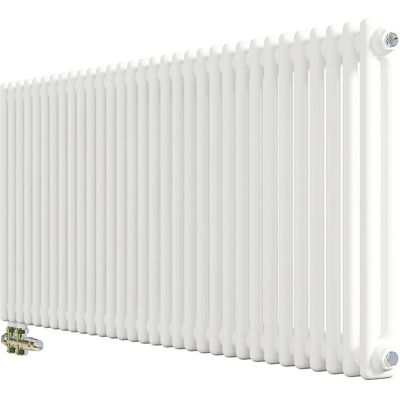 AICA Traditioneller Heizkörper 600 x 1460 mm Gusseisenstil 2 Spalten mit Seitenanschluss Weiß 1602W AICA Traditioneller Heizkörper 600 x 1460 mm Gusseisenstil 2 Spalten mit Seitenanschluss Weiß 1602W