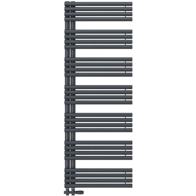 Emke Handtuchheizkörper 166 × 60 cm mit Seitenanschluss Anthrazit Badheizkörper 1075W Emke Handtuchheizkörper 166 × 60 cm mit Seitenanschluss Anthrazit Badheizkörper 1075W