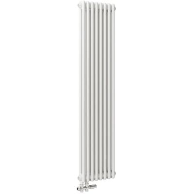 AICA Traditioneller Heizkörper 1500 x 380 mm 970W Doppellagig Gusseisenstil Weiß AICA Traditioneller Heizkörper 1500 x 380 mm 970W Doppellagig Gusseisenstil Weiß