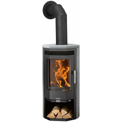 JUSTUS Usedom 5 D Ofen - Wärmespeicher, 5kW, Stahl Schwarz JUSTUS Usedom 5 D Ofen - Wärmespeicher, 5kW, Stahl Schwarz