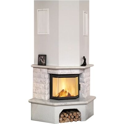 Hark Kaminofen-Bausatz Vermont Marmorverkleidung Naturweiß 8 kW EEK: A+ Hark Kaminofen-Bausatz Vermont Marmorverkleidung Naturweiß 8 kW EEK: A+
