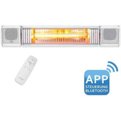 VASNER Appino BEATZZ Bluetooth Heizstrahler - Infrarotstrahler mit Musik & LED VASNER Appino BEATZZ Bluetooth Heizstrahler - Infrarotstrahler mit Musik & LED