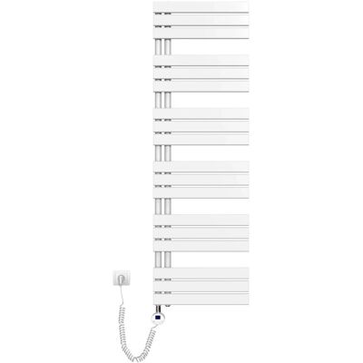 Emke Badheizkörper Elektrisch mit Thermostat und Timer für Handtuchwärmer 50x159cm 1000W Weiß Handtuchheizkörper Emke Badheizkörper Elektrisch mit Thermostat und Timer für Handtuchwärmer 50x159cm 1000W Weiß Handtuchheizkörper