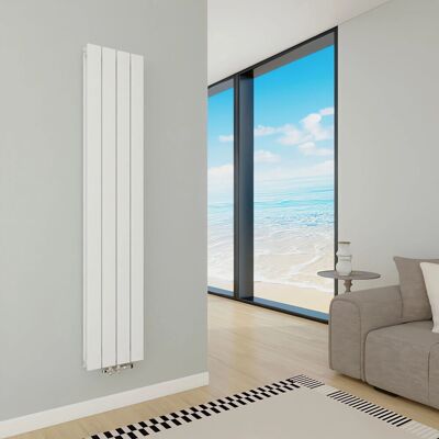 AICA Heizkörper Flachheizkörper Paneelheizkörper Vertikal 160x29cm Mittelanschluss Weiß Doppellagig 982W AICA Heizkörper Flachheizkörper Paneelheizkörper Vertikal 160x29cm Mittelanschluss Weiß Doppellagig 982W