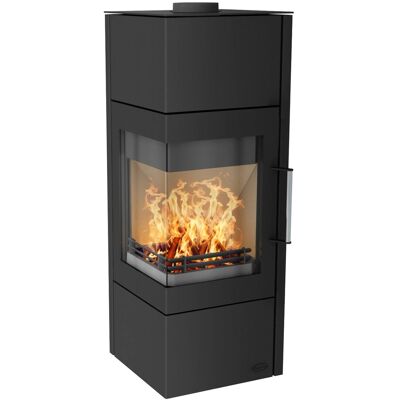 FIREPLACE Royal Stahl Eckkamin - Kaminofen FIREPLACE Royal Stahl Eckkamin - Kaminofen