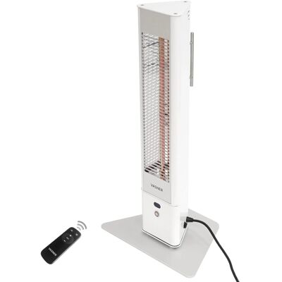 Vasner Infrarot-Standheizstrahler HeatTower Mini 1500 W Fernbedienung Weiß Vasner Infrarot-Standheizstrahler HeatTower Mini 1500 W Fernbedienung Weiß