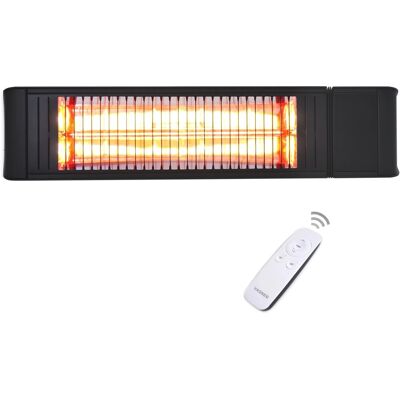 VASNER Teras X20 Infrarotheizung Wand/Decke - 2000W - Schwarz - Runddesign VASNER Teras X20 Infrarotheizung Wand/Decke - 2000W - Schwarz - Runddesign