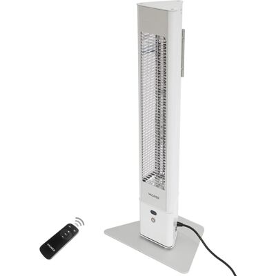 Vasner Infrarot-Standheizstrahler HeatTower 2500 W mit Fernbedienung Weiß Vasner Infrarot-Standheizstrahler HeatTower 2500 W mit Fernbedienung Weiß