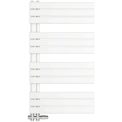 AICA Badheizkörper Handtuchwärmer 104.2x60cm 731W Weiß Handtuchtrockner mit Seitenanschluss AICA Badheizkörper Handtuchwärmer 104.2x60cm 731W Weiß Handtuchtrockner mit Seitenanschluss