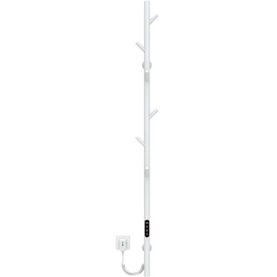 Emke Elektrischer Handtuchheizkörper 150 cm Weiß mit LED Display Intelligentes Thermostat WiFi APP Steuerung Timer Emke Elektrischer Handtuchheizkörper 150 cm Weiß mit LED Display Intelligentes Thermostat WiFi APP Steuerung Timer