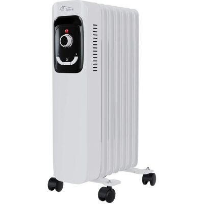 TroniTechnik Ölradiator TT OR 207 Weiß 7 Rippen 1500 Watt Drei Heizstufen TroniTechnik Ölradiator TT OR 207 Weiß 7 Rippen 1500 Watt Drei Heizstufen