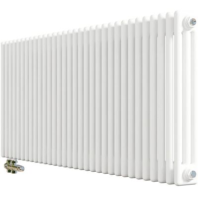 AICA Traditioneller Heizkörper 600 x 1460 mm Gusseisenstil 3 Spalten mit Seitenanschluss Weiß 2169W AICA Traditioneller Heizkörper 600 x 1460 mm Gusseisenstil 3 Spalten mit Seitenanschluss Weiß 2169W