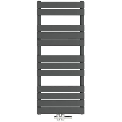 AICA Badheizkörper Heizkörper 120x50cm 712W Anthrazit Handtuchwärmer Paneelheizkörper Mittelanschluss AICA Badheizkörper Heizkörper 120x50cm 712W Anthrazit Handtuchwärmer Paneelheizkörper Mittelanschluss