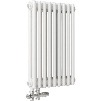AICA Traditioneller Heizkörper 600 x 425 mm 476W Doppellagig Gusseisenstil Weiß AICA Traditioneller Heizkörper 600 x 425 mm 476W Doppellagig Gusseisenstil Weiß