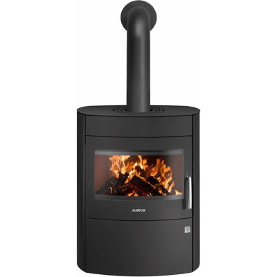 Justus Agero 2.0 - Stahl-Oval Kaminofen - 7kW Justus Agero 2.0 - Stahl-Oval Kaminofen - 7kW