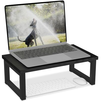 RELAXDAYS - hlp - Schwarz - 15x40x23 cm - Monitor Stand RELAXDAYS - hlp - Schwarz - 15x40x23 cm - Monitor Stand