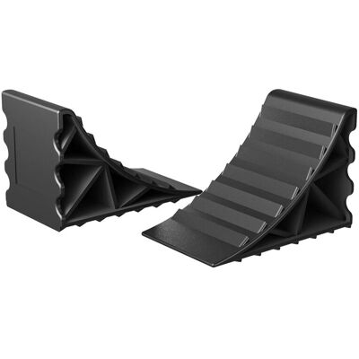 Wiltec 2X Unterlegkeile 14,8X8,9X9,8Cm Bremskeil 2T Hdpe Anhänger Wohnmobil Keil Wiltec 2X Unterlegkeile 14,8X8,9X9,8Cm Bremskeil 2T Hdpe Anhänger Wohnmobil Keil