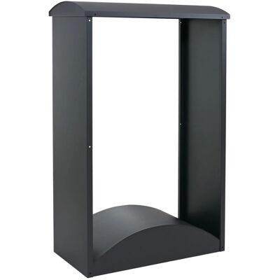 MCW Brennholzlager P77 Metall 160x98x50cm Anthrazit MCW Brennholzlager P77 Metall 160x98x50cm Anthrazit