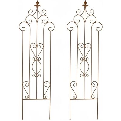 Relaxdays - Metallpflanzenstütze 116x35cm - Gartenrankhilfe Relaxdays - Metallpflanzenstütze 116x35cm - Gartenrankhilfe