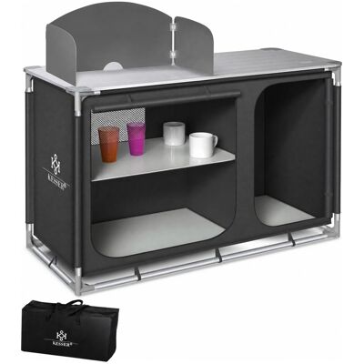 KESSER Campingschrank Campingküche mit Aluminiumgestell Typ F4 Anthrazit KESSER Campingschrank Campingküche mit Aluminiumgestell Typ F4 Anthrazit