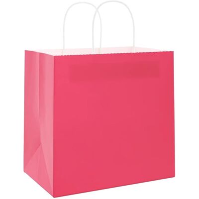 vidaXL Rosa Papiertragetaschen 250 Stk. mit Henkeln vidaXL Rosa Papiertragetaschen 250 Stk. mit Henkeln
