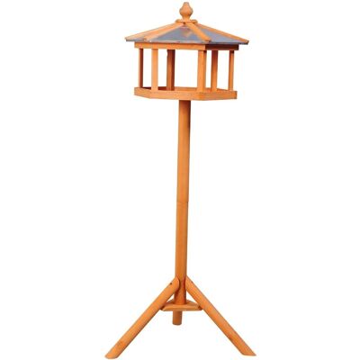 PawHut Vogelhaus Vogelhäuschen mit Ständer und Zinkdach 113x40x40 cm PawHut Vogelhaus Vogelhäuschen mit Ständer und Zinkdach 113x40x40 cm