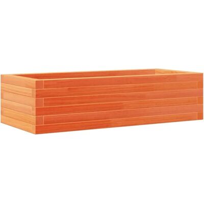 vidaXL Gartendekoration Pflanzkübel 90x40x23 cm Massivholz Kiefer Wachsbraun vidaXL Gartendekoration Pflanzkübel 90x40x23 cm Massivholz Kiefer Wachsbraun