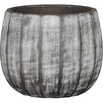 Scheurich Übertopf Runa 784 Ø 20 cm x 16 cm Washed Grau Scheurich Übertopf Runa 784 Ø 20 cm x 16 cm Washed Grau