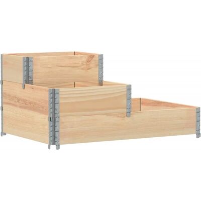 vidaXL 3-stufiges Hochbeet Gartendekor - Außenbereich vidaXL 3-stufiges Hochbeet Gartendekor - Außenbereich