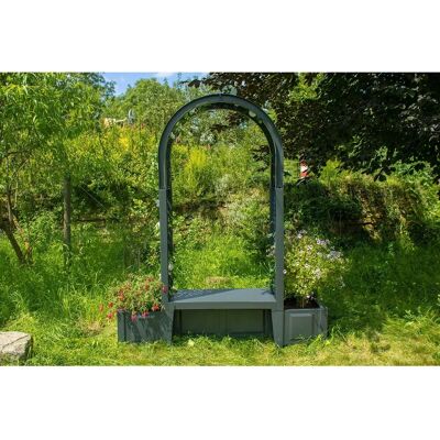 KHW Brüssel Gartenbank - Rosenbogen & Pflanzkästen KHW Brüssel Gartenbank - Rosenbogen & Pflanzkästen