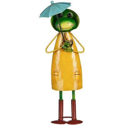 Mica Decorations Deko-Figur Frosch mit Regenschirm 35 cm Gelb Mica Decorations Deko-Figur Frosch mit Regenschirm 35 cm Gelb