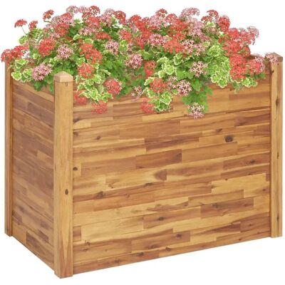 vidaXL Akazienholz Gartenbeet - Braun - Gartenbeet vidaXL Akazienholz Gartenbeet - Braun - Gartenbeet