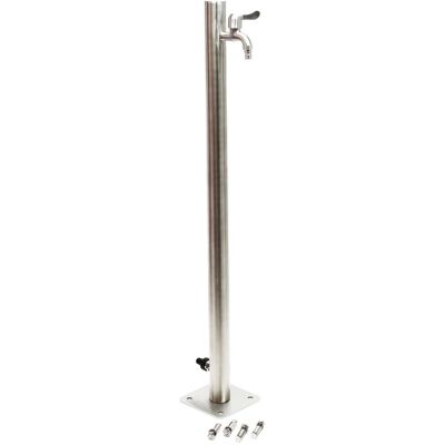 Wiltec Wasserzapfstelle 955 Cm Wassersäule Edelstahl Rund Garten Zapfsäule Wiltec Wasserzapfstelle 955 Cm Wassersäule Edelstahl Rund Garten Zapfsäule