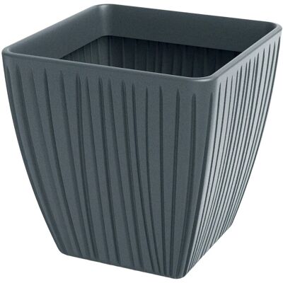 Prosperplast Blumentopf Fero Square 48 cm x 48 cm x 48 cm Betongrau Prosperplast Blumentopf Fero Square 48 cm x 48 cm x 48 cm Betongrau