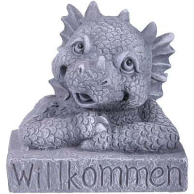 DELUKE Gartenfigur OTTO Keramik Grau-Schwarz 28x23x28cm Gartendeko Outdoor Figur DELUKE Gartenfigur OTTO Keramik Grau-Schwarz 28x23x28cm Gartendeko Outdoor Figur