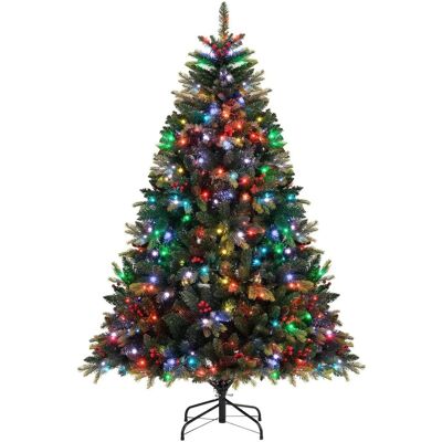 Costway Weihnachtsbaum mit Beleuchtung und Fernbedienung Grün 180 cm Costway Weihnachtsbaum mit Beleuchtung und Fernbedienung Grün 180 cm