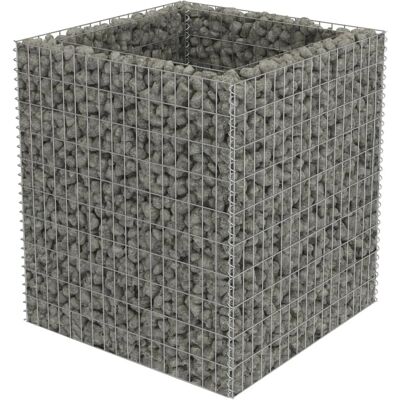vidaXL Gabionen-Hochbeet Stahl 90x90x100 cm 595133 vidaXL Gabionen-Hochbeet Stahl 90x90x100 cm 595133