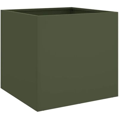 vidaXL Olivgrüner Stahl 42x40x39 cm Gartenpflanzen-Set - Hochbeet, 2 stk vidaXL Olivgrüner Stahl 42x40x39 cm Gartenpflanzen-Set - Hochbeet, 2 stk