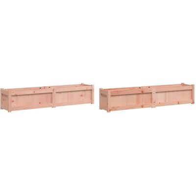 vidaXL Blumenkübel - 2 Stück Massivholz Douglas - Gartenpflanzkübel vidaXL Blumenkübel - 2 Stück Massivholz Douglas - Gartenpflanzkübel