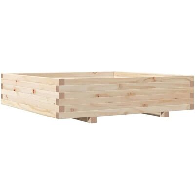vidaXL Pflanzkübel 100X100X26,5 Cm Massivholz Kiefer - Gartenkübel vidaXL Pflanzkübel 100X100X26,5 Cm Massivholz Kiefer - Gartenkübel