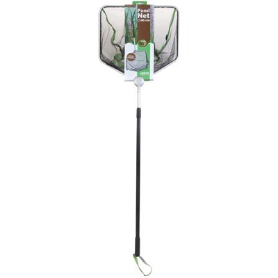 Velda Pond Net viereckig 46 cm Teich Kescher mit Teleskopstiel 180 cm Velda Pond Net viereckig 46 cm Teich Kescher mit Teleskopstiel 180 cm
